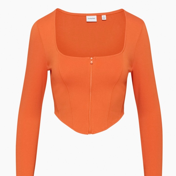 Sunday Best Tops - Aritzia Sunday best zip-up Long Sleep